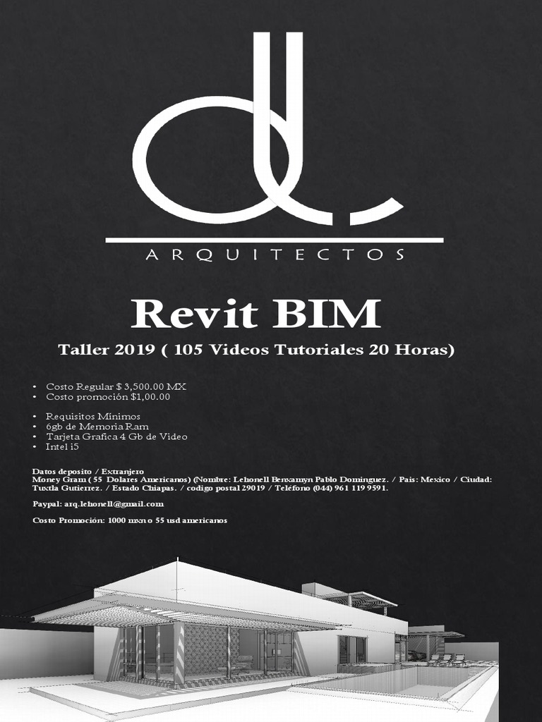 Taller de Revit BIM 2019: 105 Videos | PDF | Autodesk Revit | Informática