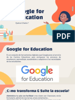 Presentación Google para La Educación