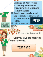 Text Types Explained