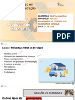Professor: Conteúdo:: Apoena Amorim AULA 02-Planejamento, Controle de Produção E Estoque 07.08.2018