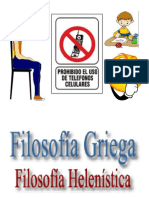 CLASE DE FILOSOFÍA HELENISTICA