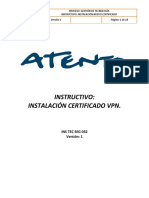 Manua Instalacion de Certificado de VPN Palo Alto PDF