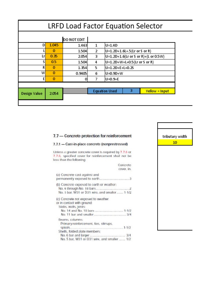 LRFD Load Factor Equation Guide | PDF | Applied And Interdisciplinary ...