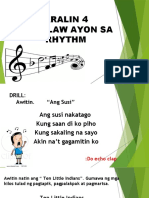 ARALIN 4- Gumalaw ayon sa rhythm