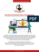 Buku Manual Perkuliahan Online Mahasiswa