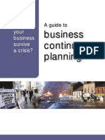 Business Continuity Planning Handbook Example