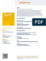 Use R!: Springer Books Available As Printed Book