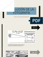 Evolución de La Fotografía