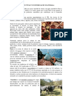 Actividades económicas de Guatemala: agricultura, ganadería y pesca
