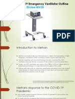 Covid-19 Emergency Ventilator Outline: Eliciae MV20