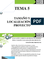 TEMA 5 Tamaño y Localización Del Proyecto2
