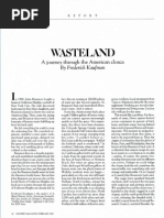 WASTELAND A Journey Through The American Cloaca by Frederick Kaufman