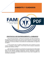 Protocolo FAM - Entrenamiento y Cuidados-1 PDF