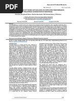 The Importance of Work-Life Balance On Employee Performance Millennial Generation in Indonesia