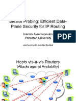 Stealth Probing: Efficient Data-Plane Security For IP Routing