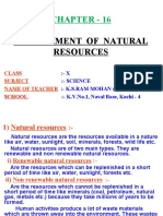 Chapter - 16: Management of Natural Resources