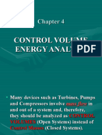 Control Volume Energy Analysis