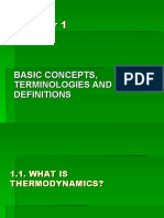 Basic Concepts, Terminologies and Definitions