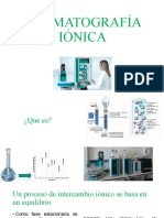 Cromatografía Iónica: Separación de Iones Mediante Intercambio Iónico