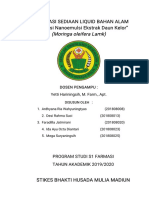 Tugas Kel 8 4A Evaluasi Formulasi Nanoemulsi Ekstrak Daun Kelor