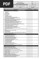 Process Audit Check List PE