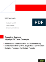 LINUX and Oracle: Sunday, 24 June 007 Tsvika Eizenstadt Director, Customer Services