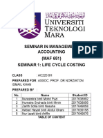 LCC Seminar Analyzes Product Costs