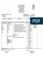 Department of Education Region X Northern Mindanao Division of Bukidnon District of Sumilao Kilabong Elementary School Daily Lesson Log