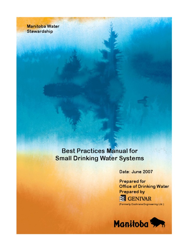 Best Practices For Small Drinking Water Systems Manual PDF | PDF