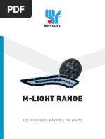 M-Light Range: Led Headlights, Marker & Tail Lights