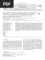 Characterization of Chemical Compounds Susceptible To Be Extracted