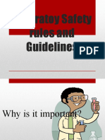 Laboratoy Safety Rules and Guidelines