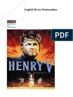 9 Henry V and English Nationalism