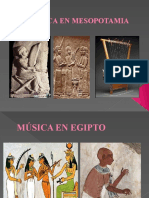 ANTIGUEDAD Música en Egipto