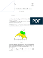 Two Pairs of Archimedean Circles in The Arbelos