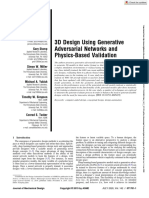 3D Design Using Generative Adversarial Networks and Physics-Based Validation