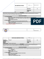 Personnel and Competency Profile For Principals