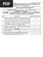 S. G. Balekundri Institute of Technology: Department of Mechanical Engineering