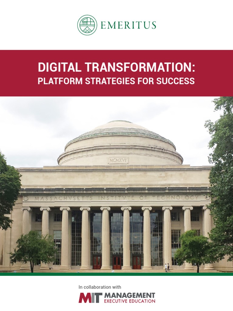 Digital Transformation Platform Strategies For Success PDF