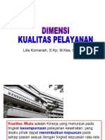 Dimensi Kualitas Pelayanan