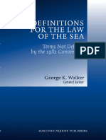 Definitions For The Law of The Sea