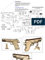 M1911-A1 Pistol Assembly Instructions: Match Up Part With Another Part and Slot Together