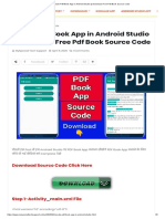 Create PDF Book App in Android Studio - Download Free PDF Book Source Code PDF