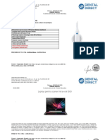 Scaner intra-oral color MEDIT i500 și laptop ASUS ROG Strix Scar II