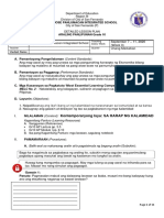 San Jose Panlumacan Integrated School: (Content Standards)