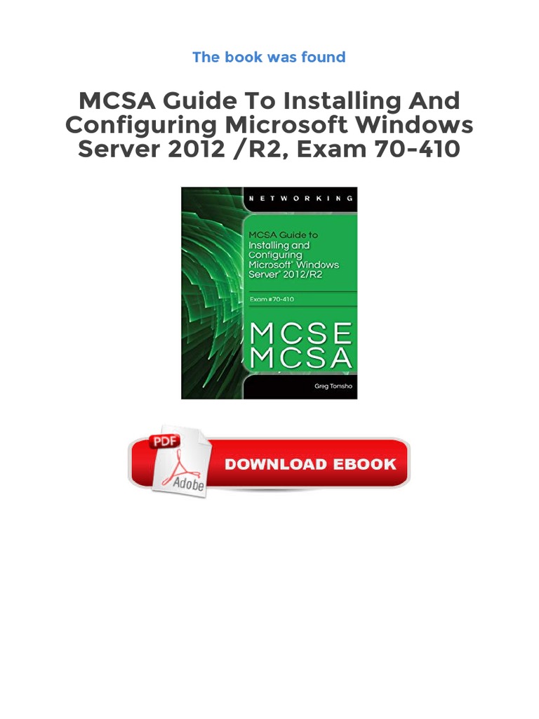 Plonas Priesistorė Priėmimas Mcsa Windows Server 12 Book Hikingwiththe3ks Com