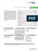 Brenntacor 6120 - Acid Corrosion Inhibitor: Technical Information Bulletin