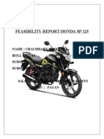 Feasibility Report Honda SP 125