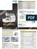 MO-6800D Series: JUKI's Dry-Head Technology Protects The Sewing Products From Oil Stains