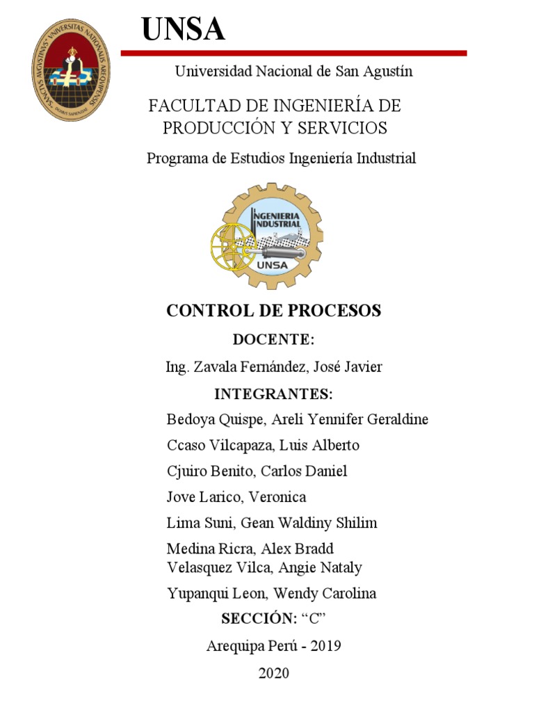 Control de Procesos en Ingeniería Industrial | PDF | Calidad (comercial ...